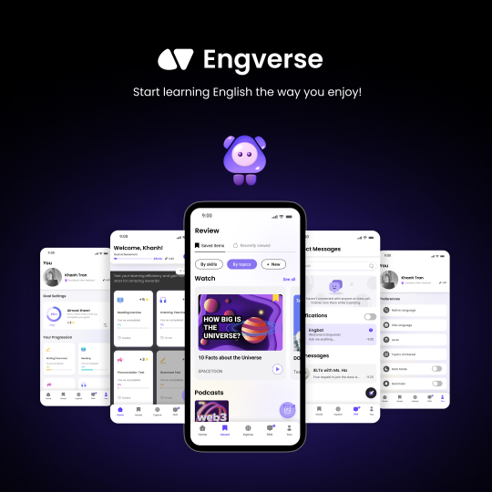 Engverse - English learning application